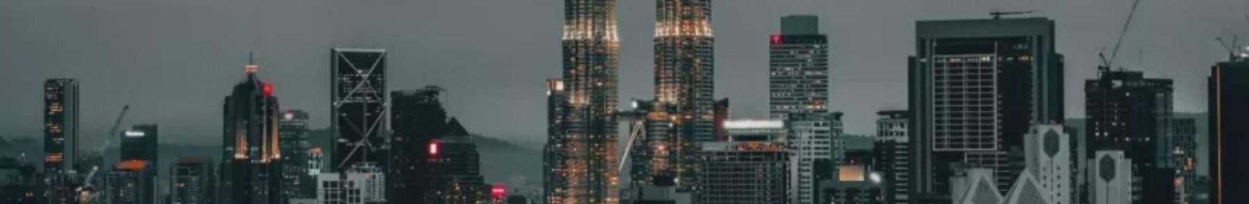 Kuala Lumpur skyline at night